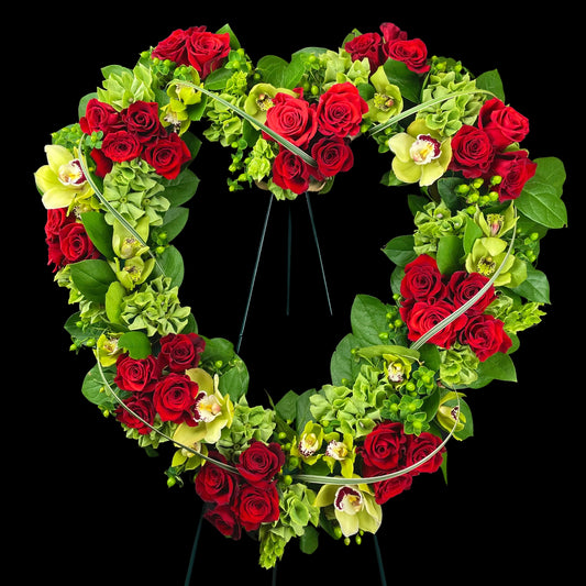 Rest in Paradise - Sympathy Standing Heart