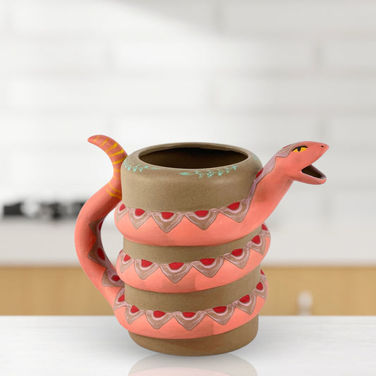 Serpentine Ceramic Watering Can